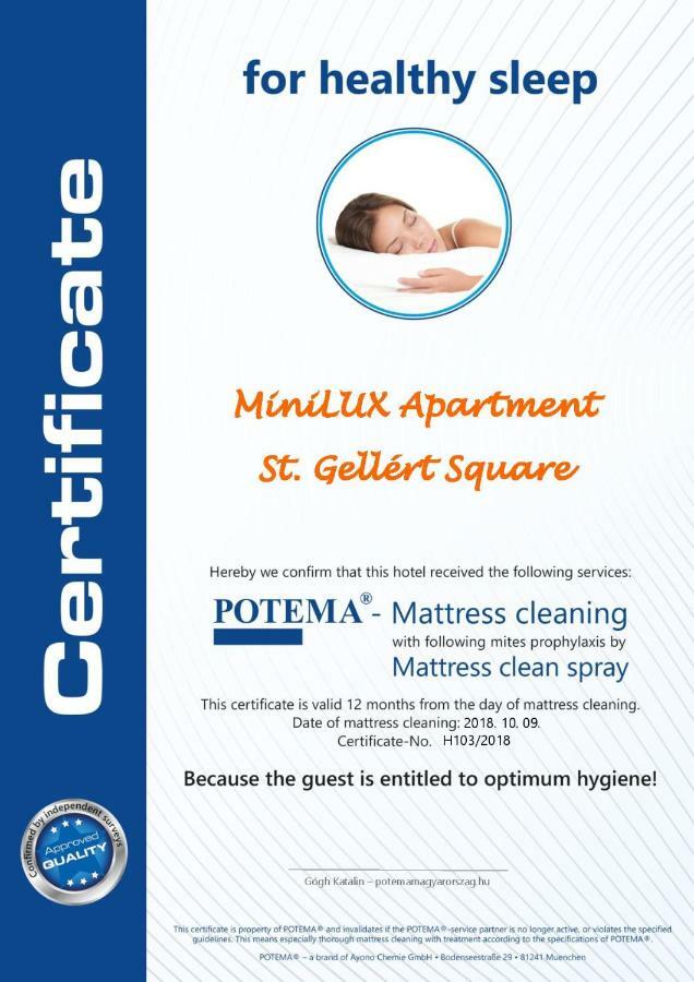 St. Gellert Square - Minilux Apartman Budapesta Exterior foto